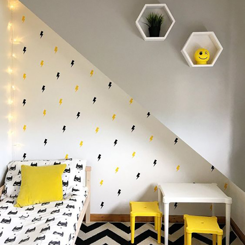 Lighting Mcqueen Decor - Super Lightning ตกแต่งสติ๊กเกอร์สติ๊กเกอร์ติดผนังสําหรับห้องเด็ก Baby Boy Room