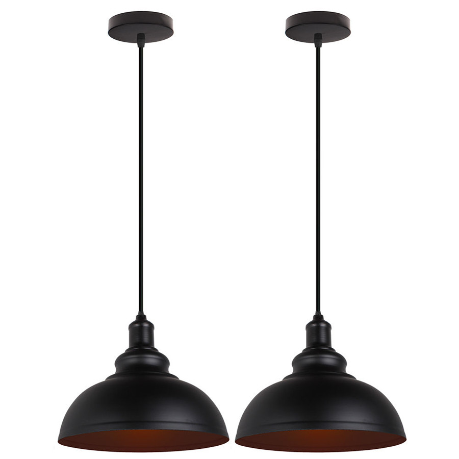 Lighting Decor Store - 2ชิ้น/ล็อตอเมริกัน Loft จี้ไฟห้องรับประทานอาหาร Store Cafe จี้โคมไฟอุตสาหกรรม