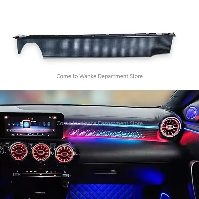 Decor Lighting Nz - ไฟ LED 64 สี สำหรับตกแต่งภายในรถยนต์ Mercedes-Benz