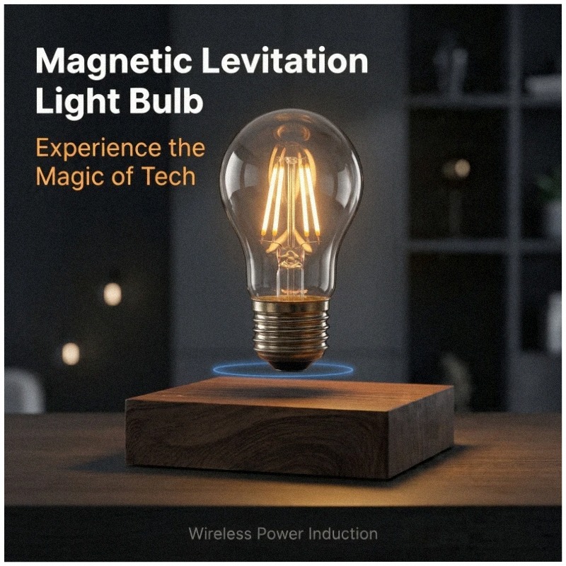 Led Moon Lamp - หลอดไฟ LED ลอยได้แม่เหล็กไร้สาย โคมไฟตั้งโต๊ะ สำหรับของขวัญสุดพิเศษ ไฟกลางคืน
