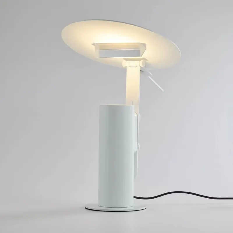 Lighting Decoration In Bedroom - โคมไฟตั้งโต๊ะอะลูมิเนียม LED COB ปรับความสว่างได้ ดีไซน์เรียบง่าย ทันสมัย
