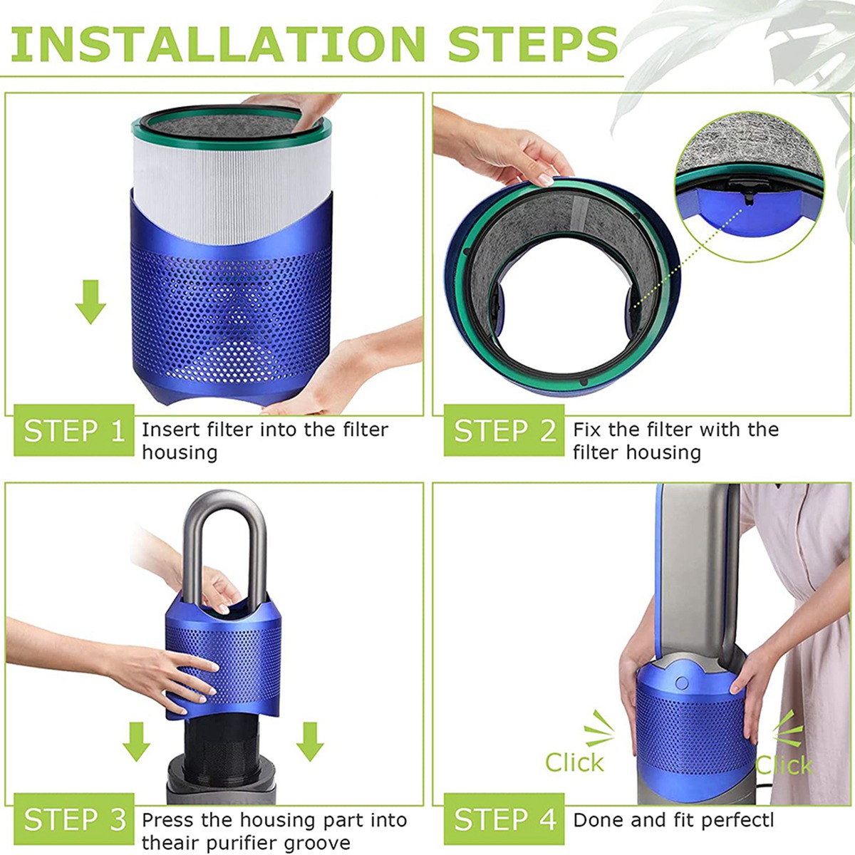 Dyson Fan Pure Cool - HGHO ตัวกรองทดแทนสำหรับไดสัน เพียว คูล HP03 DP01