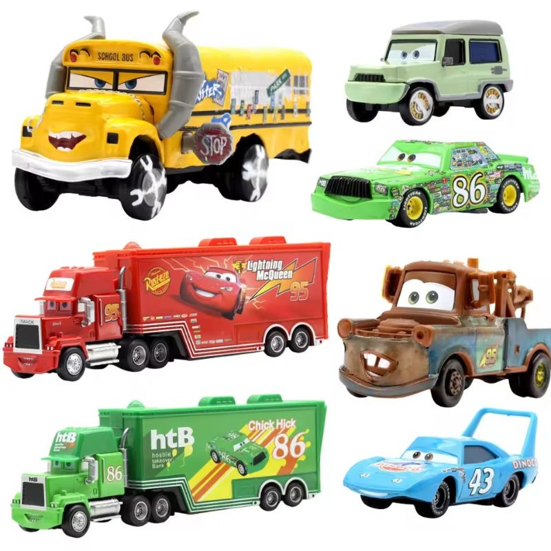 Lighting Mcqueen Decor - 2026 ใหม่ รถของเล่นดิสนีย์พิกซาร์ ไลท์นิ่ง แมคควีน เดอะคิง