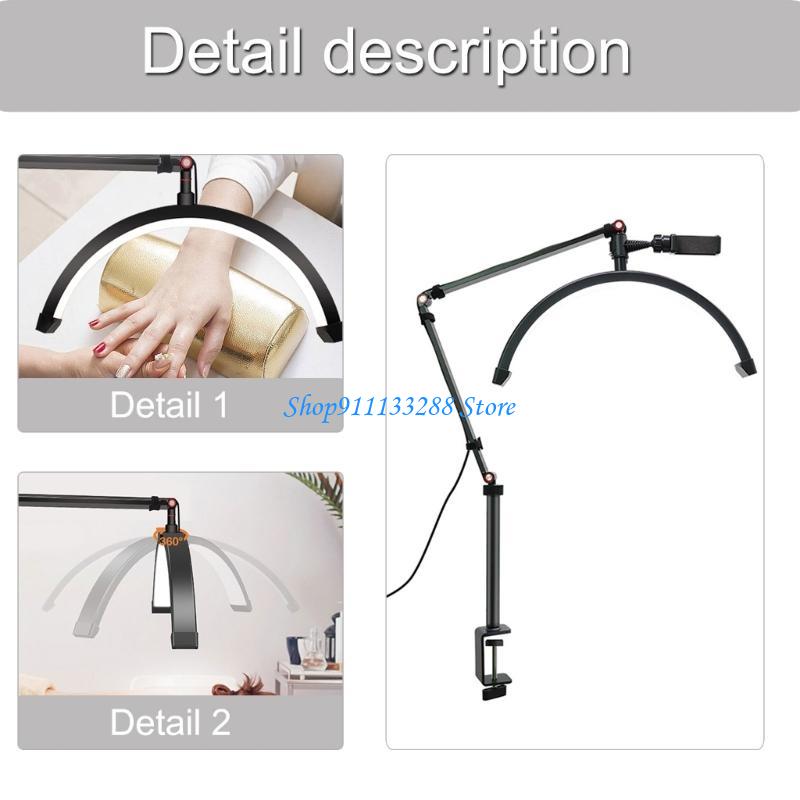 Led Moon Lamp - G88D Half Moon โคมไฟวิดีโอแหวน Lash Light