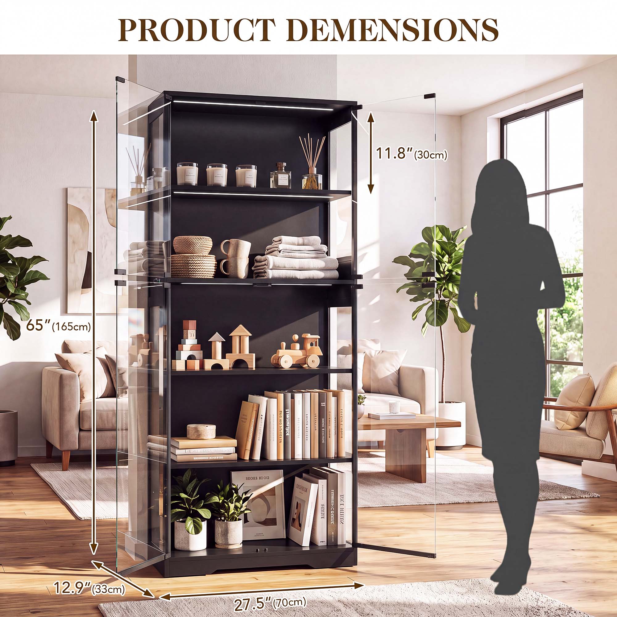 ตู้โชว์ 5 ชั้น TCGBKAF พร้อมปร - Lighting Design Decor บทวิจารณ์และราคา