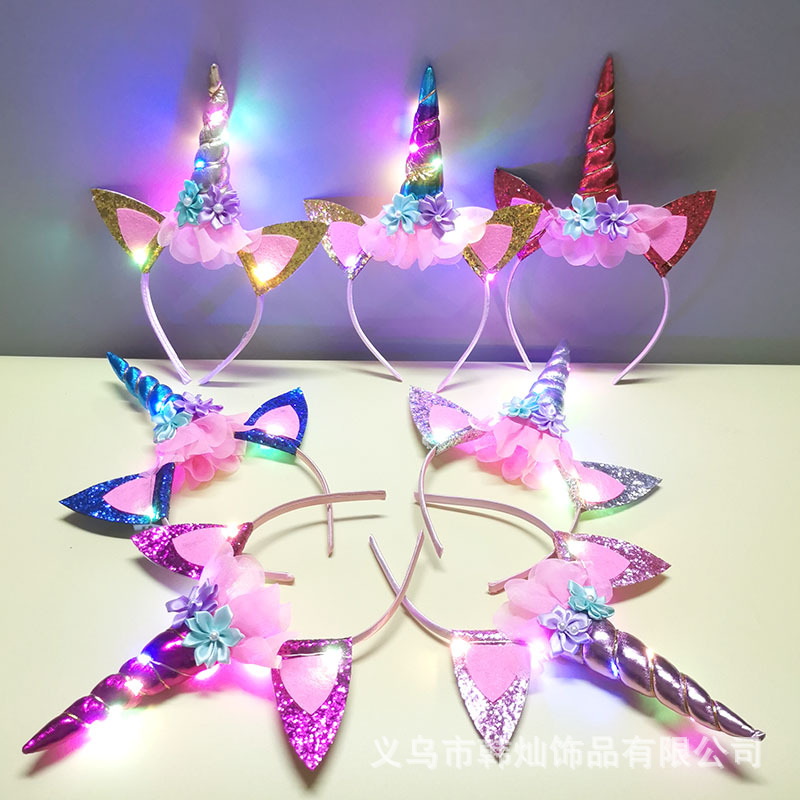 ที่คาดผมยูนิคอร์นน่ารักสำหรับเ - Unique Lighting Decor บทวิจารณ์และราคา