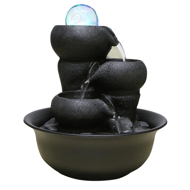 น้ําพุน้ําตกผ่อนคลายในร่มพร้อม - Lighting Decor Company บทวิจารณ์และราคา