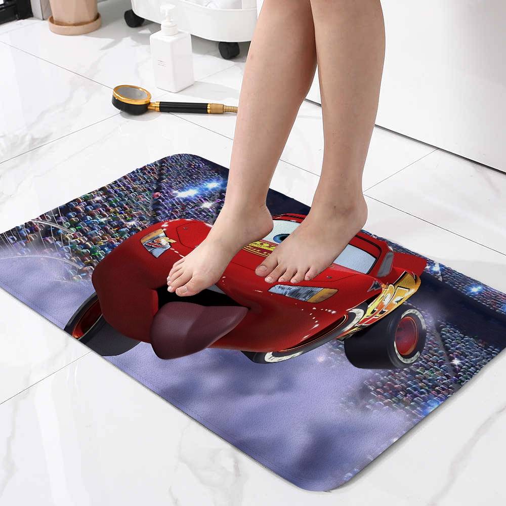 พรมกันลื่นลายรถยนต์ L-Lightnin - Lighting Mcqueen Decor บทวิจารณ์และราคา