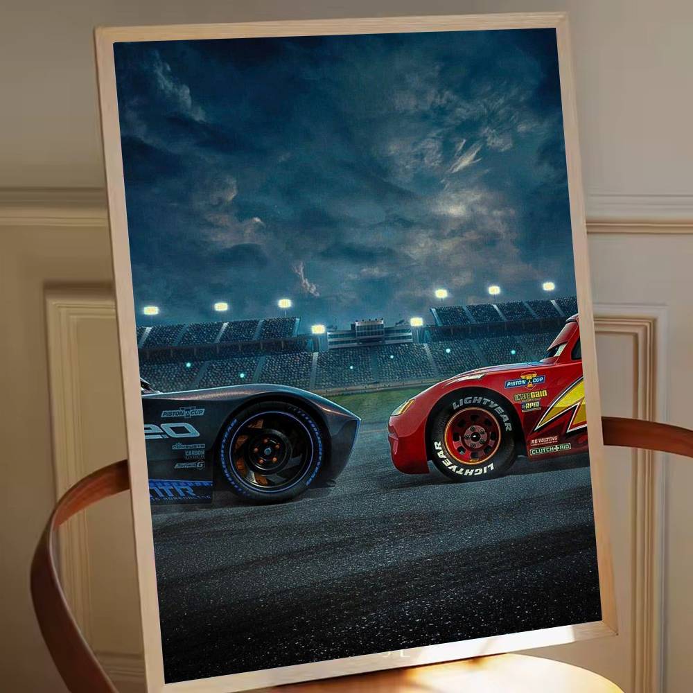 รถยนต์ 3 ฟิล์มLightning McQuee - Lighting Mcqueen Decor บทวิจารณ์และราคา