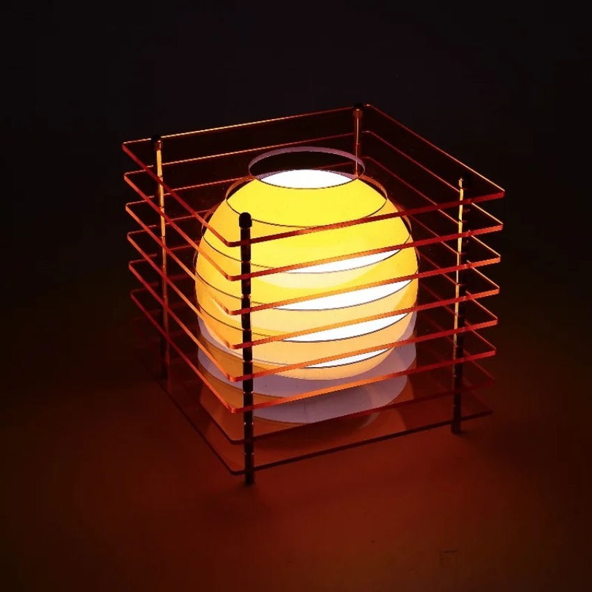 DIY อะคริลิคพันชั้นโคมไฟโคมไฟด - Led Moon Lamp บทวิจารณ์และราคา
