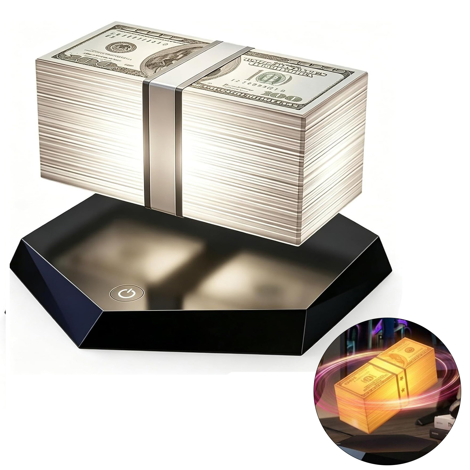 เกมแม่เหล็กลอยตัว แคชแลมป์ 360 - Led Moon Lamp บทวิจารณ์และราคา