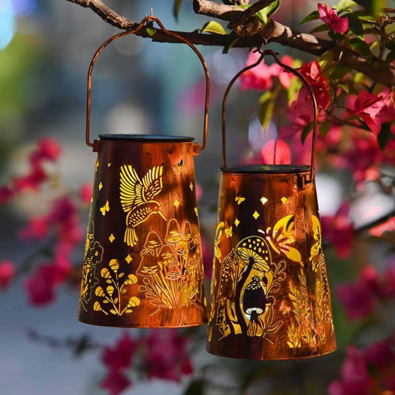 โคมไฟสวนลายดอกไม้ โคมไฟสวน ระบ - Lighting Design Decor บทวิจารณ์และราคา