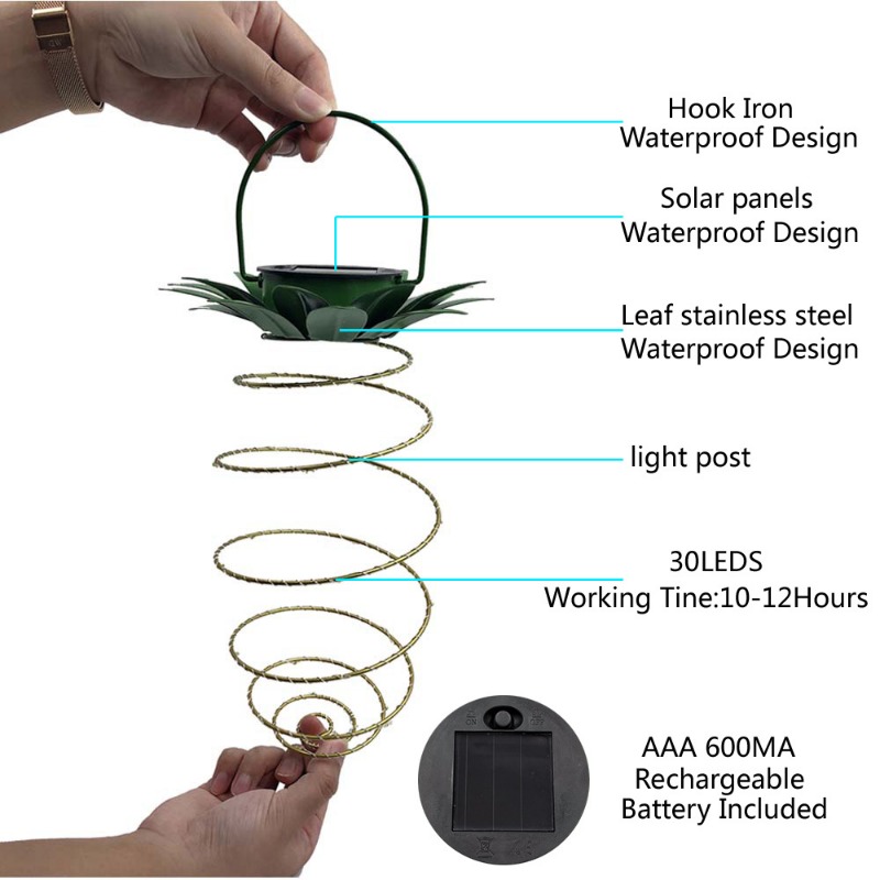 ไฟชาร์จพลังงานแสงอาทิตย์ LED ส - String Light Outdoor บทวิจารณ์และราคา