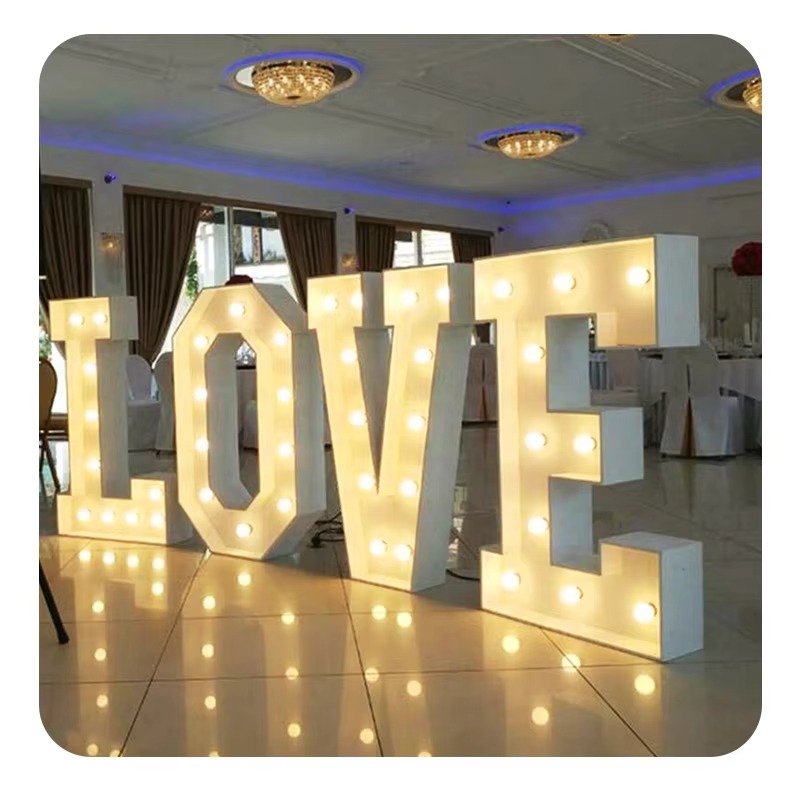 ตกแต่ง Marry Me ไฟ Marquee Let - Light Up Letters Marquee บทวิจารณ์และราคา