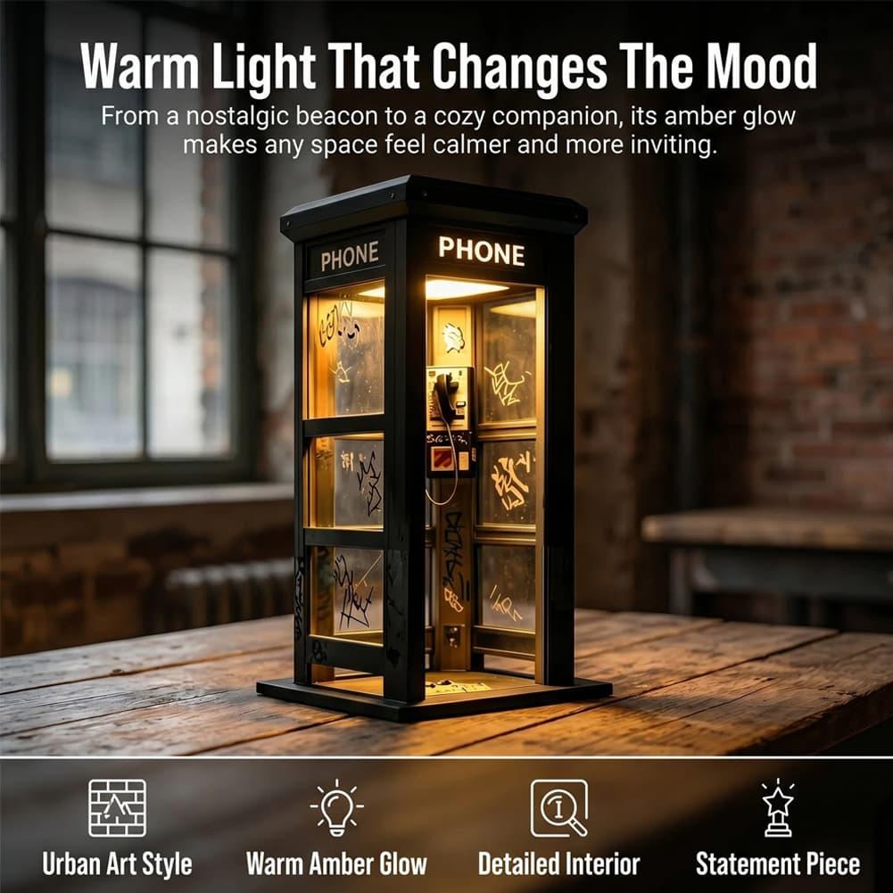 โคมไฟตั้งโต๊ะรูปตู้โทรศัพท์กรา - Lighting Decoration In Bedroom บทวิจารณ์และราคา