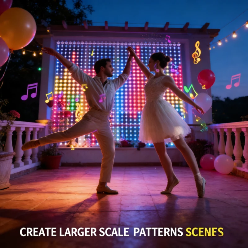ไฟม่านอัจฉริยะ 400LED, ไฟสายตก - Wedding Lighting And Decor บทวิจารณ์และราคา