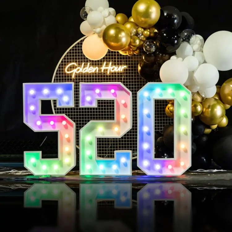 ไฟ LED ตัวอักษรแบบมืออาชีพ ป้า - Light Up Letters Marquee บทวิจารณ์และราคา