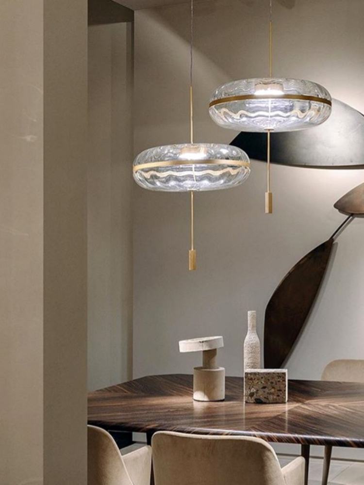 โคมระย้าร้านอาหารแก้วทรงกลมสไต - Lighting Decor Store บทวิจารณ์และราคา