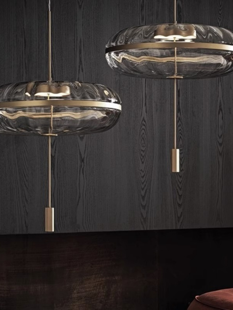 โคมระย้าร้านอาหารแก้วทรงกลมสไต - Lighting Decor Store บทวิจารณ์และราคา