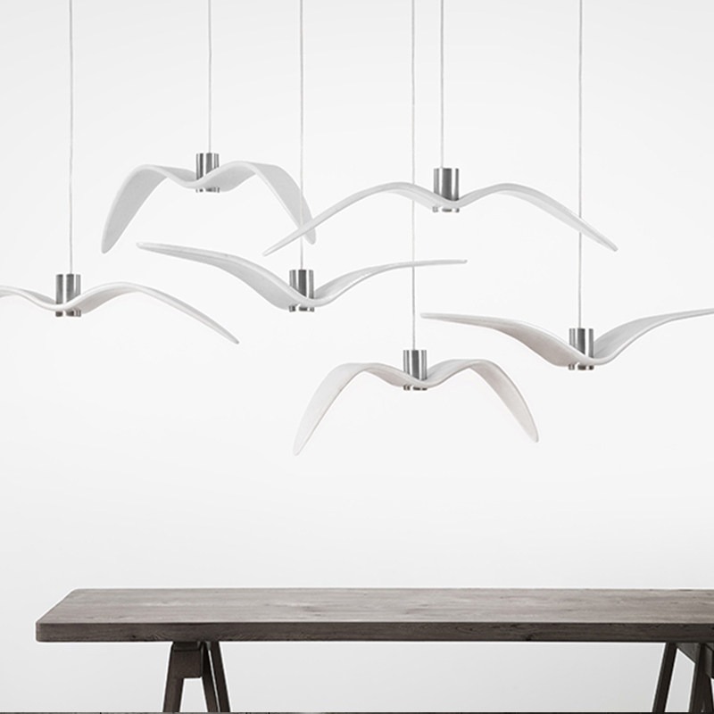 โคมไฟเรซิ่นรูปนกบินสไตล์นอร์ดิ - Lighting Decor Store บทวิจารณ์และราคา