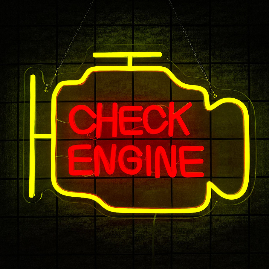 ป้ายไฟนีออน Check Engine สำหรั - Lighting Decor Store บทวิจารณ์และราคา