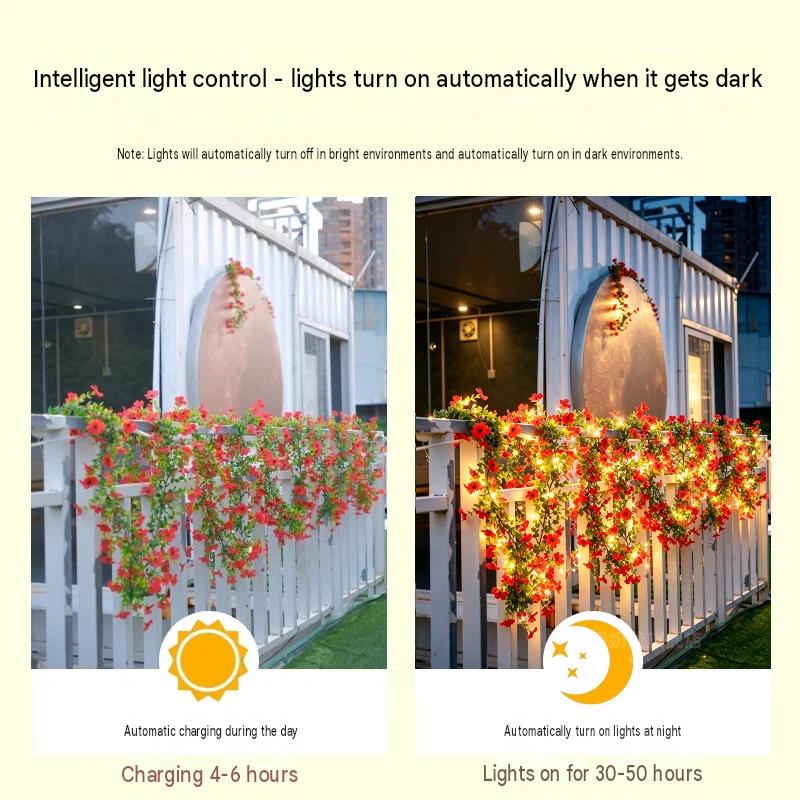 ไฟประดับรูปดอกกุหลาบพลังงานแสง - String Light Outdoor บทวิจารณ์และราคา