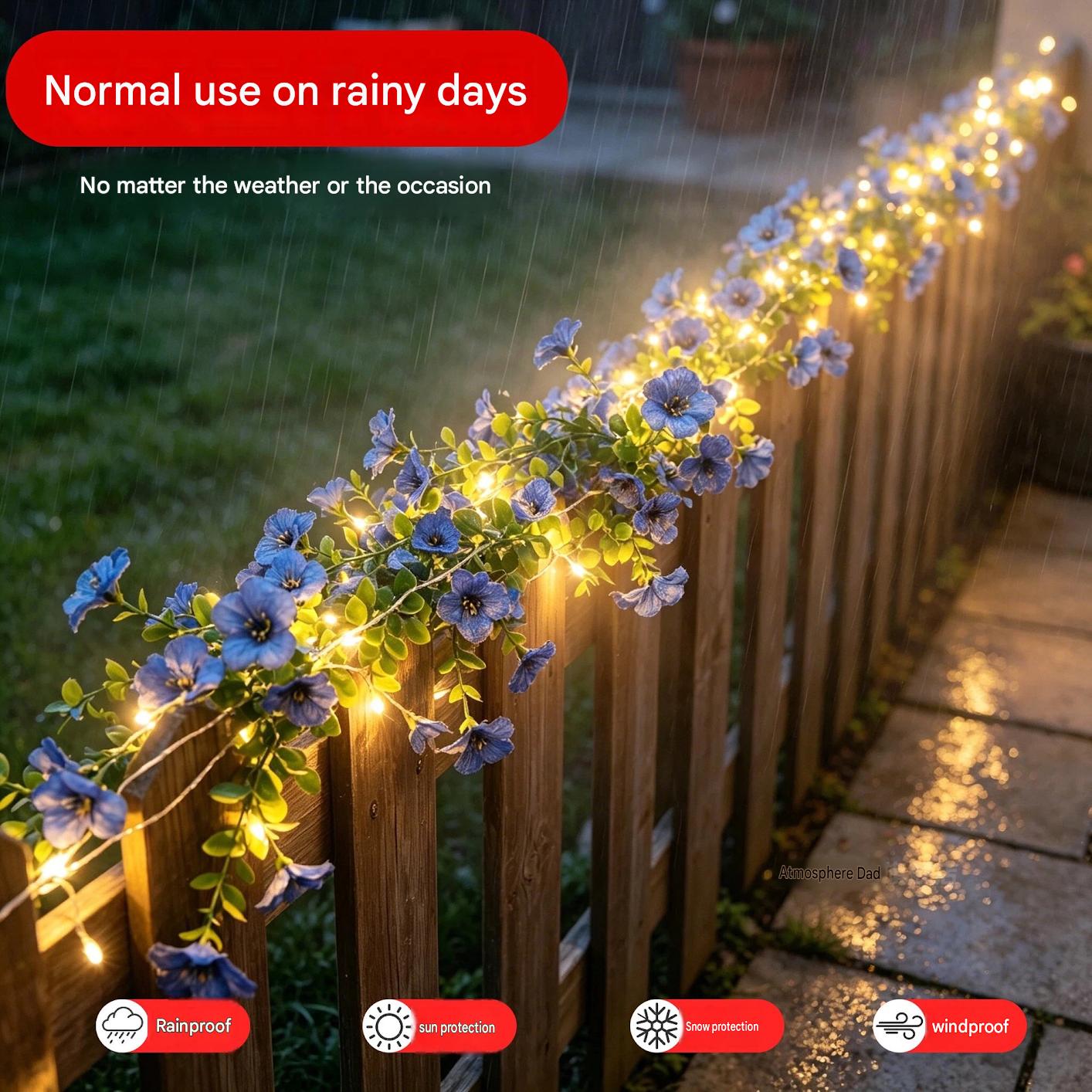 ไฟประดับรูปดอกกุหลาบพลังงานแสง - String Light Outdoor บทวิจารณ์และราคา