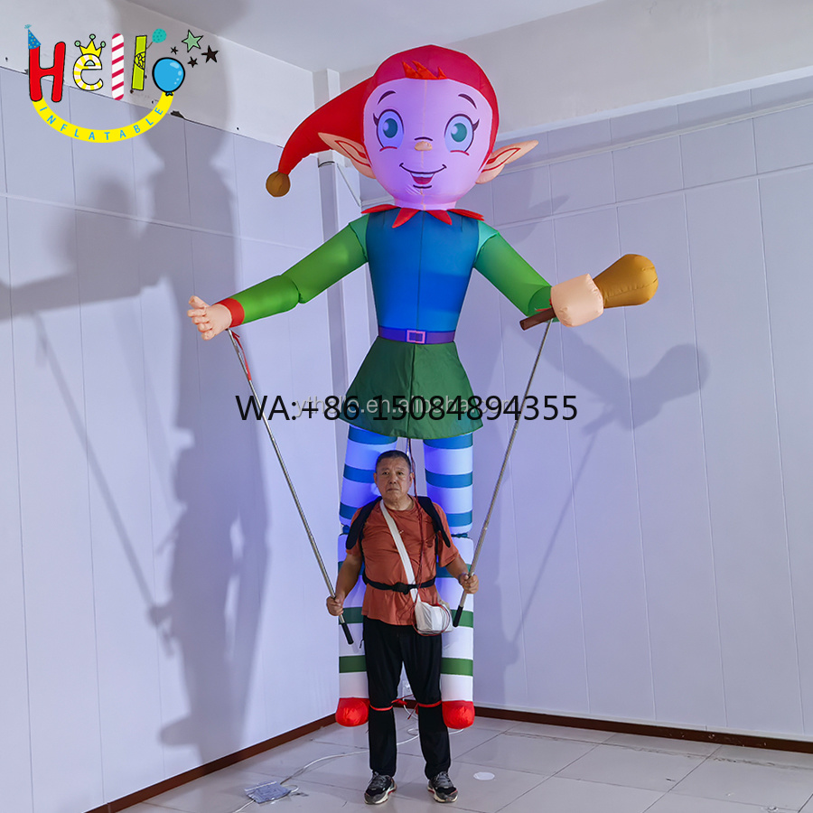 ตุ๊กตาเอลฟ์เป่าลมขนาดใหญ่ประดั - Decor Lighting The Parade บทวิจารณ์และราคา