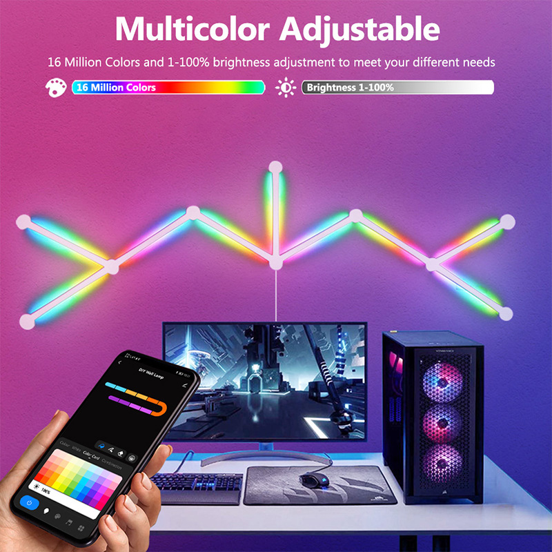 โคมไฟติดผนัง RGB อัจฉริยะ, ไฟ  - Lighting Decoration In Bedroom บทวิจารณ์และราคา