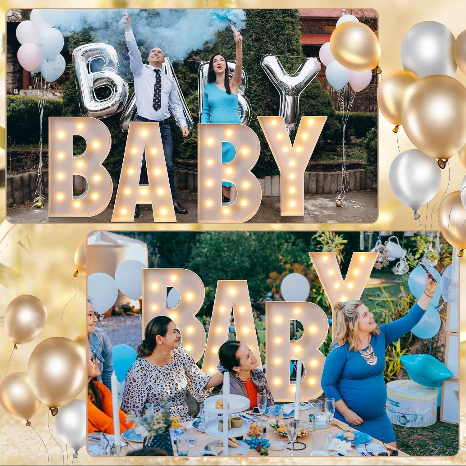 ตัวอักษรไฟประดับ DIY ขนาด 120  - Light Up Letters Marquee บทวิจารณ์และราคา