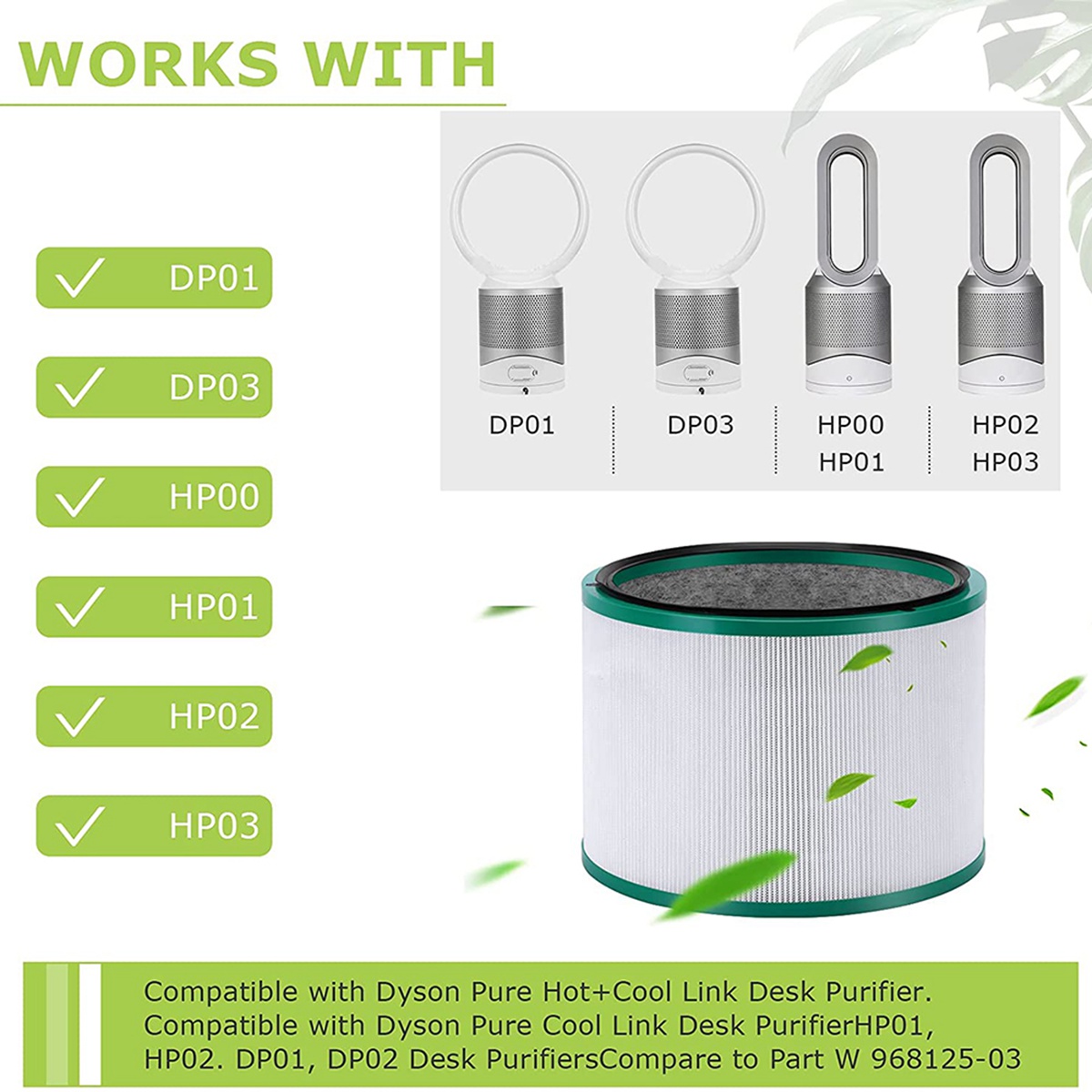 HGHO ตัวกรองทดแทนสำหรับไดสัน เ - Dyson Fan Pure Cool บทวิจารณ์และราคา
