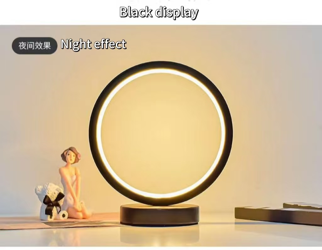 โคมไฟตั้งโต๊ะวงแหวน LED ขนาด 2 - Lighting Decor For Living Room บทวิจารณ์และราคา