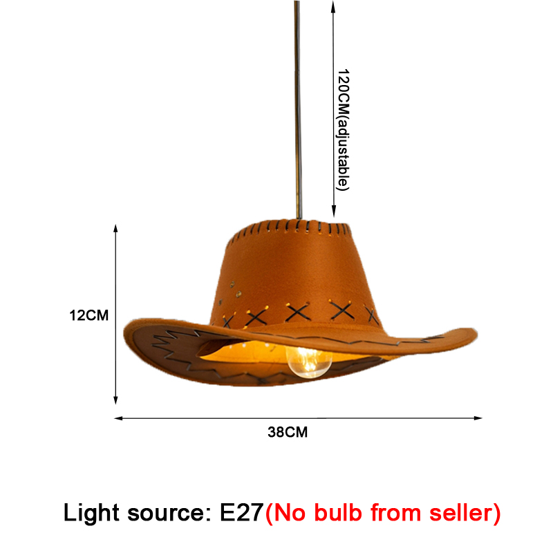 โคมไฟแขวนรูปหมวกคาวบอยสไตล์ตะว - Lighting Decor Store บทวิจารณ์และราคา