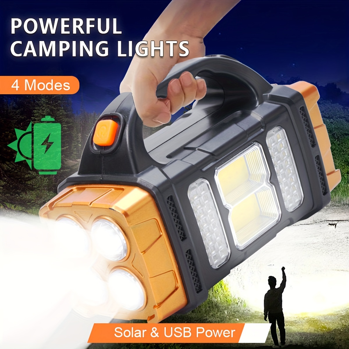 อัพเกรดใหม่ ไฟฉาย LED พลังงานแ - String Light Outdoor บทวิจารณ์และราคา