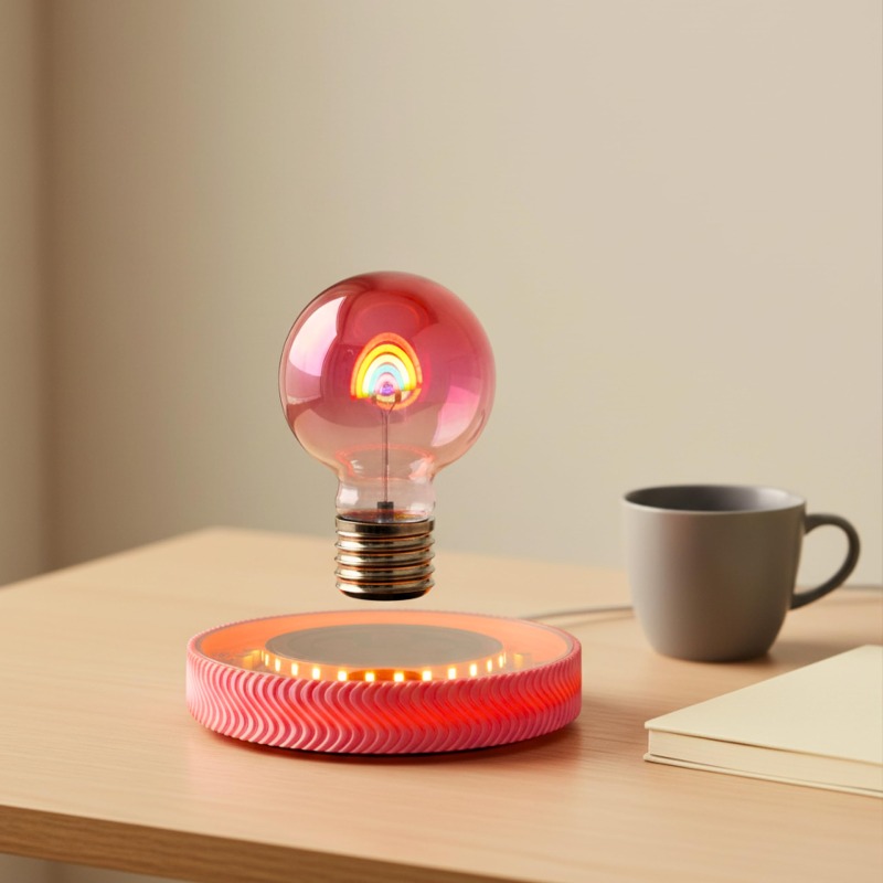 หลอดไฟ LED ลอยได้ไร้สาย โคมไฟต - Led Moon Lamp บทวิจารณ์และราคา