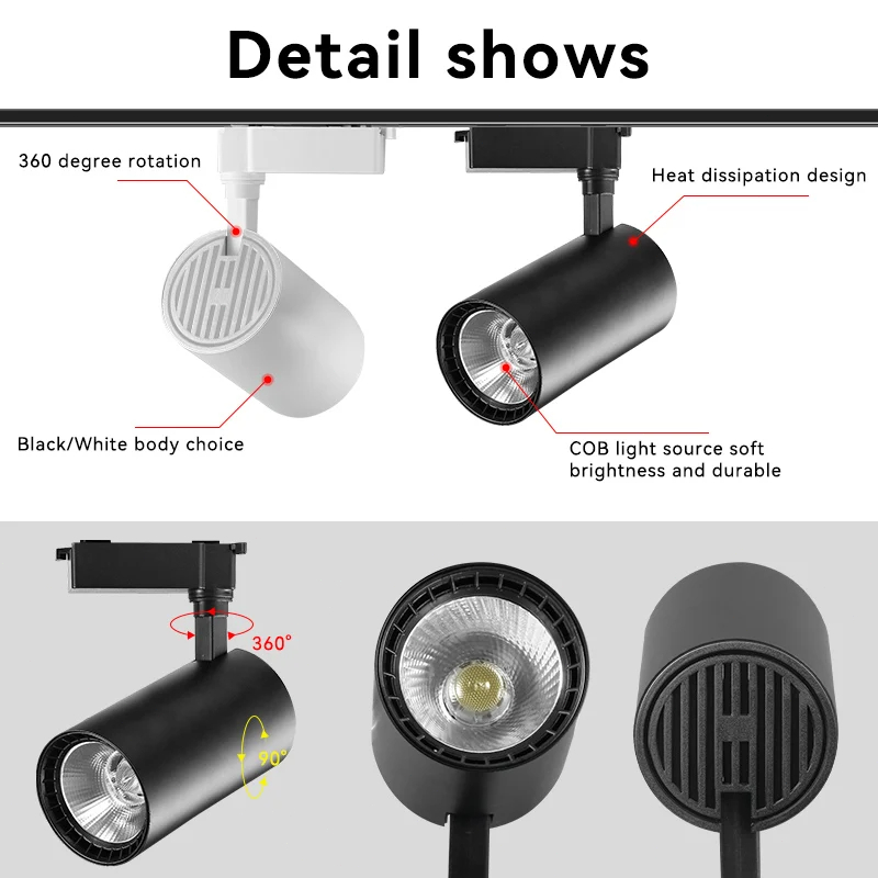 ชุดไฟติดราง LED 110v 220v แสงส - Lighting Decor Store บทวิจารณ์และราคา