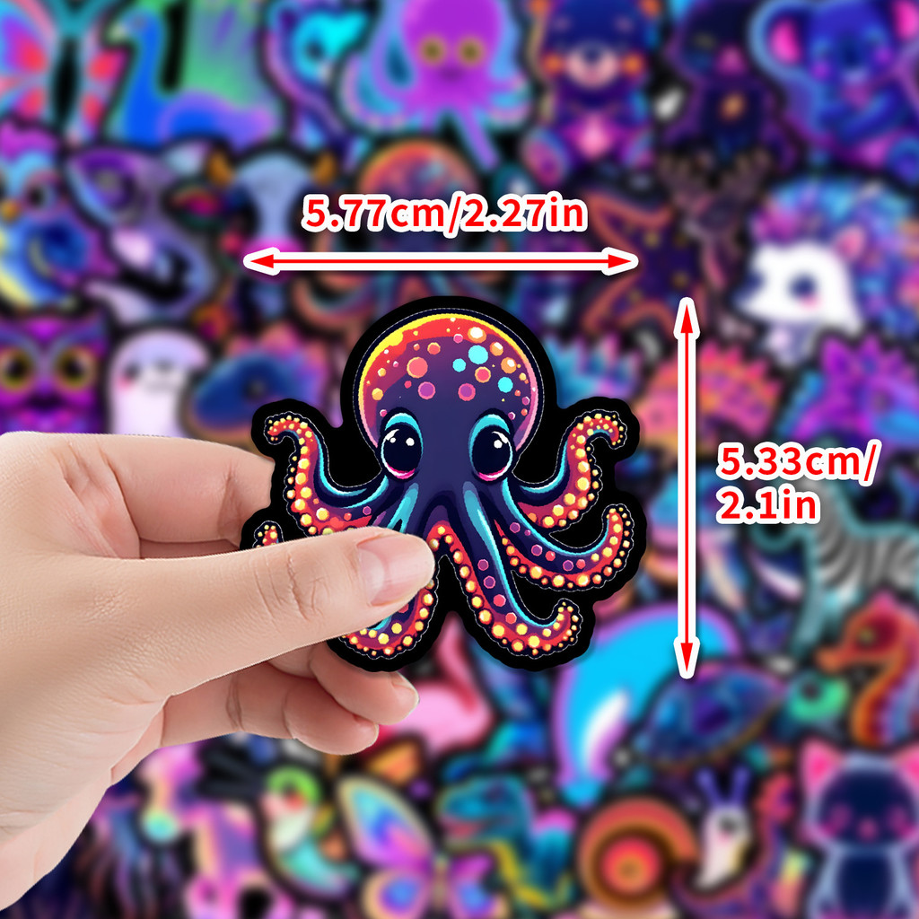 สติกเกอร์กราฟฟิตี้รูปสัตว์แสงน - Lighting Decor Store บทวิจารณ์และราคา