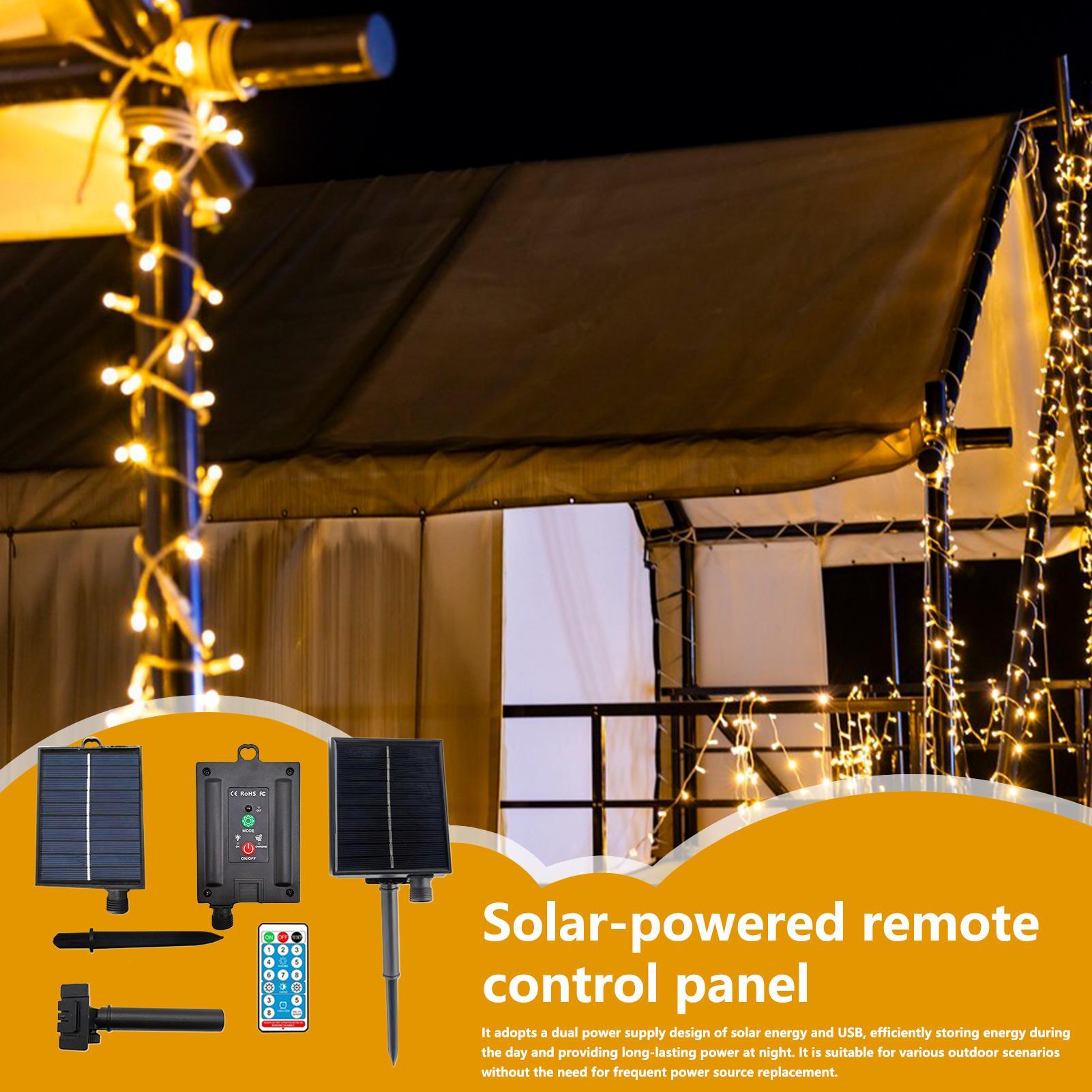 แผงโซลาร์เซลล์แบบพกพา 31V กันน - String Light Outdoor บทวิจารณ์และราคา