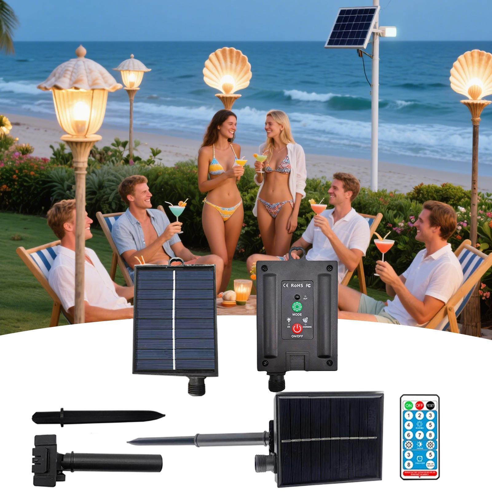 แผงโซลาร์เซลล์แบบพกพา 31V กันน - String Light Outdoor บทวิจารณ์และราคา