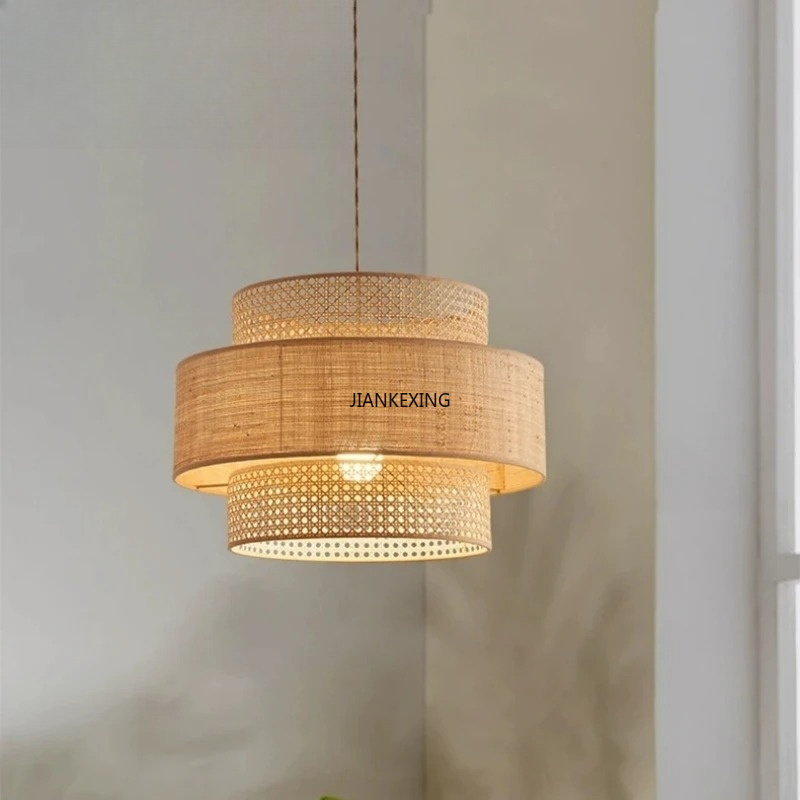โคมไฟแขวนสไตล์มินิมอลที่ถักทอด - Lighting Decor Store บทวิจารณ์และราคา