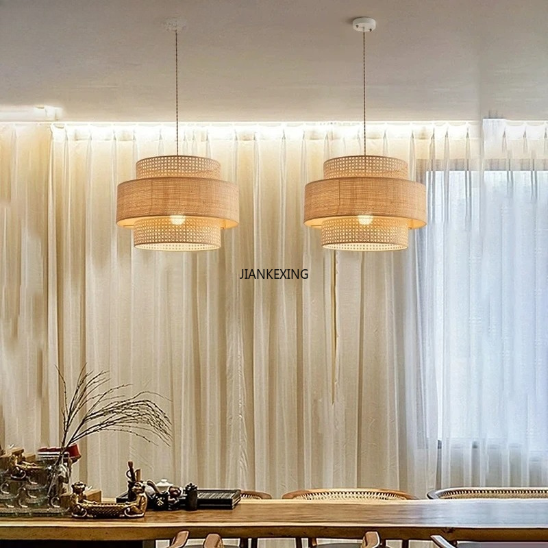 โคมไฟแขวนสไตล์มินิมอลที่ถักทอด - Lighting Decor Store บทวิจารณ์และราคา