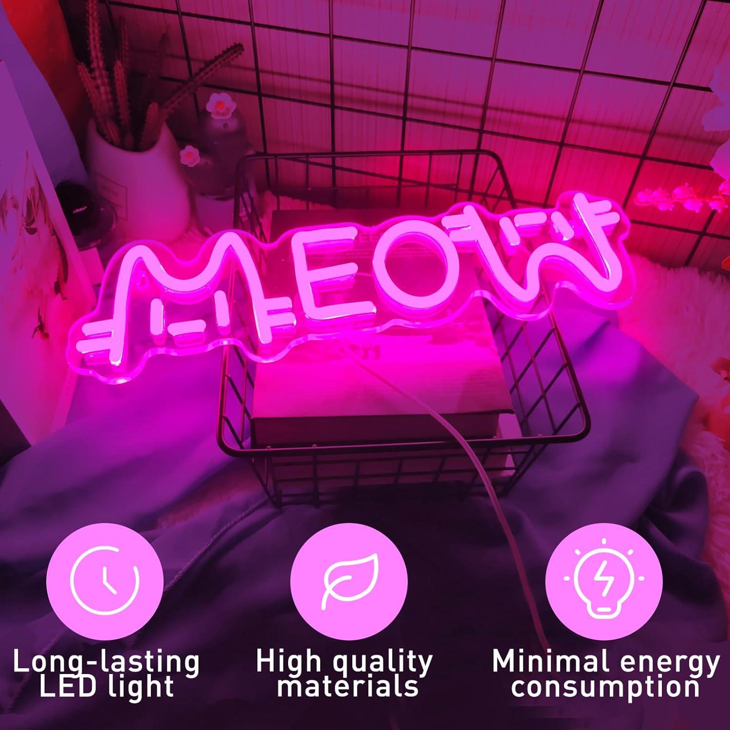 ป้ายไฟนีออนรูปแมว ใช้พลังงานจา - Lighting Decor Store บทวิจารณ์และราคา