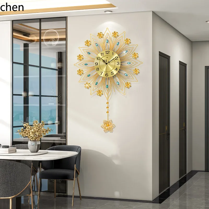 นาฬิกาแขวนผนังสไตล์ยุโรป TQH-i - Lighting Decor For Living Room บทวิจารณ์และราคา