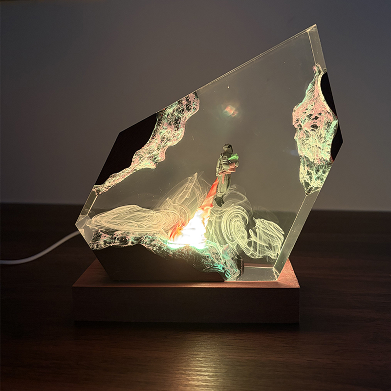 โคมไฟตั้งโต๊ะเรซิ่นรูปทรงอนิเม - Wedding Lighting And Decor บทวิจารณ์และราคา
