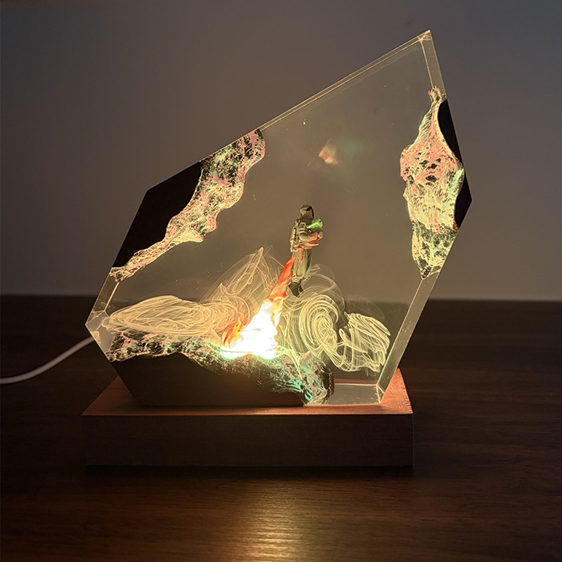 โคมไฟตั้งโต๊ะเรซิ่นรูปทรงอนิเม - Wedding Lighting And Decor บทวิจารณ์และราคา