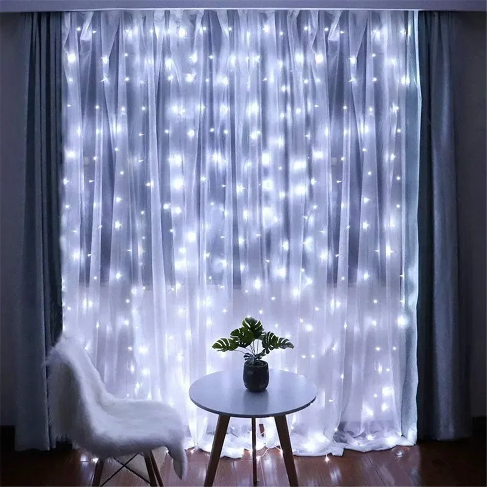 ไฟ LED แบบม่าน USB 3/6 เมตร 8  - Wedding Lighting And Decor บทวิจารณ์และราคา