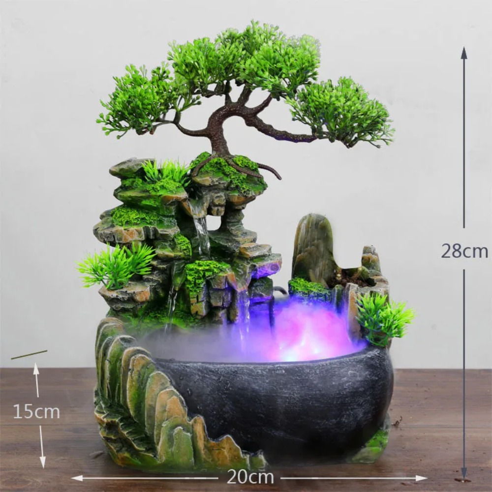 น้ำพุฮวงจุ้ยเสริมโชคลาภ พร้อมไ - Lighting Decor Company บทวิจารณ์และราคา