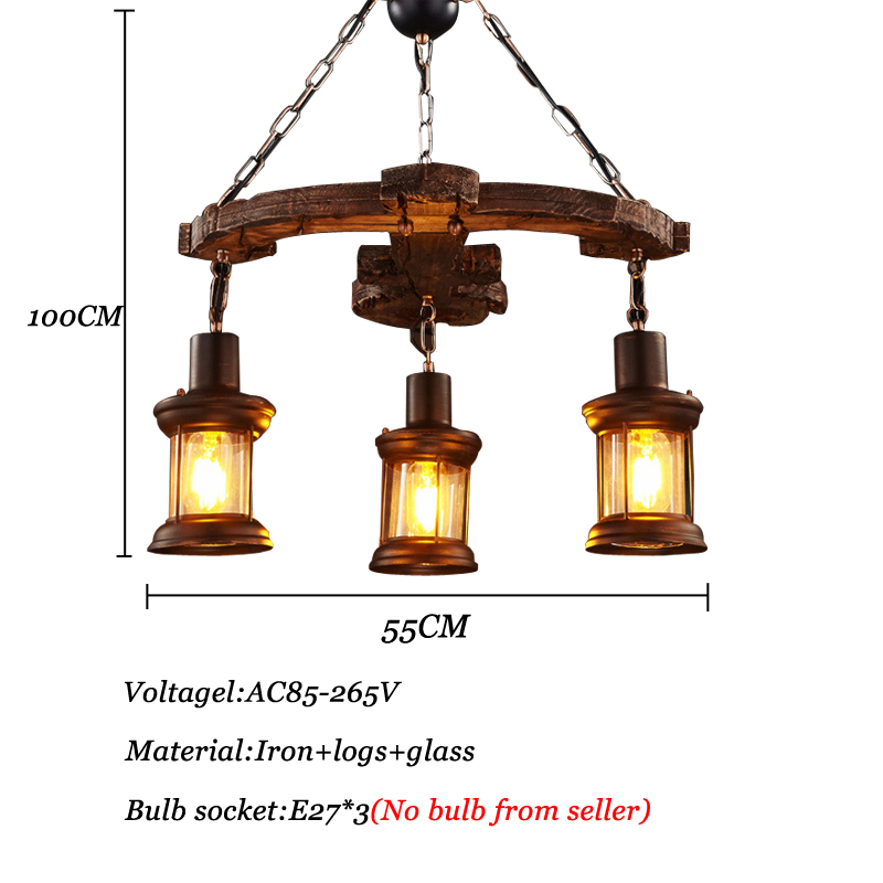 Loft จี้โคมไฟห้องรับประทานอาหา - Lighting Decor Store บทวิจารณ์และราคา