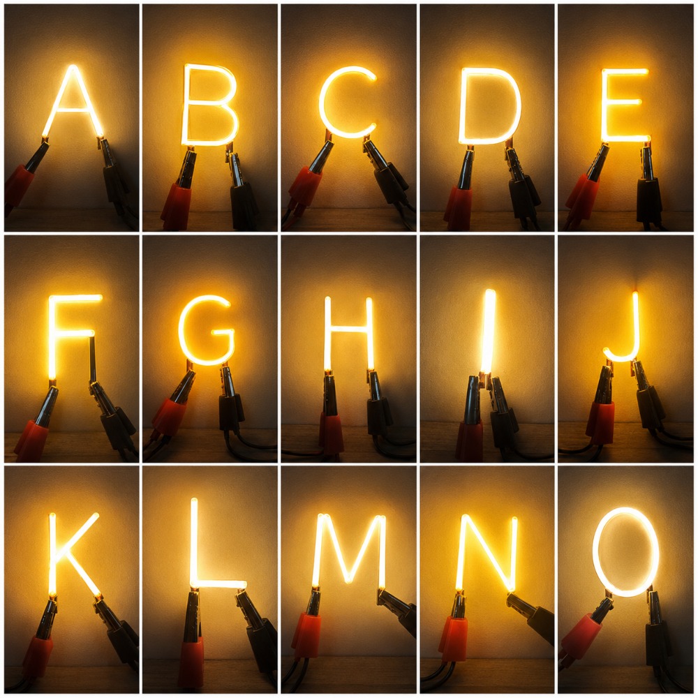 ไฟ LED แบบเส้นใย 26 ตัวอักษร จ - Lighting Decor Store บทวิจารณ์และราคา