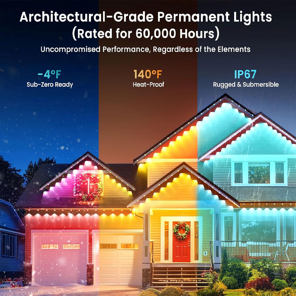 ไฟประดับชายคาภายนอกอาคารแบบถาว - String Light Outdoor บทวิจารณ์และราคา